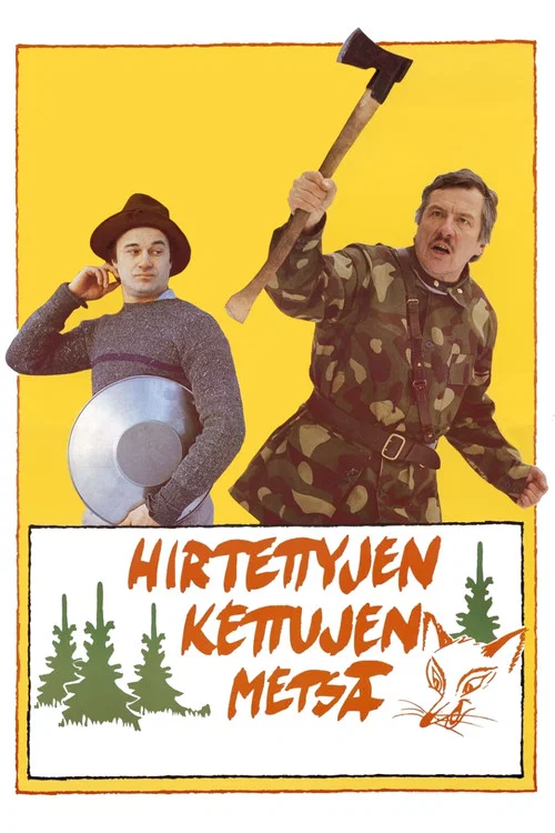 Movie poster for Hirtettyjen kettujen metsä (1986)