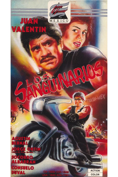 Movie poster for Los Sanguinarios (1988)