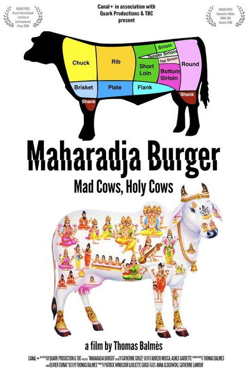 Movie poster for Maharadja Burger - Mad Cows, Holy Cows (1998)