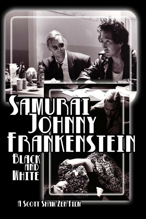 Movie poster for Samurai Johnny Frankenstein Black and White (2014)