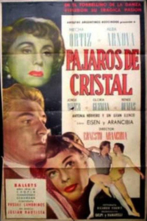 Movie poster for Pájaros de cristal (1955)