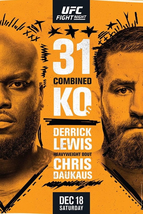Movie poster for UFC Fight Night 199: Lewis vs. Daukaus (2021)