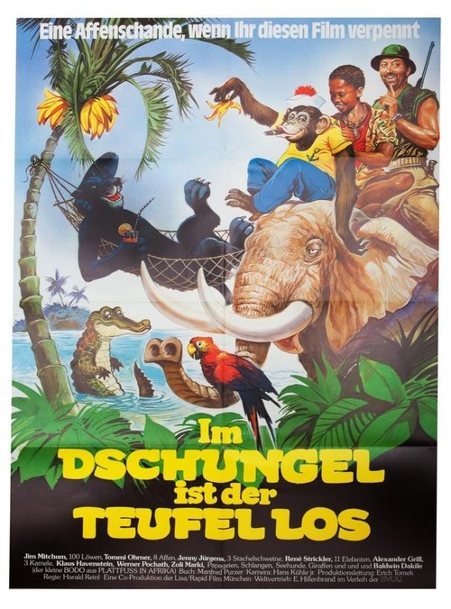 Movie poster for Crazy Jungle Adventure (1982)