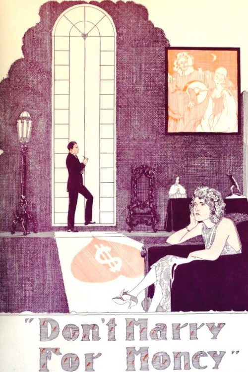 Movie poster for Don't Marry for Money (1923)