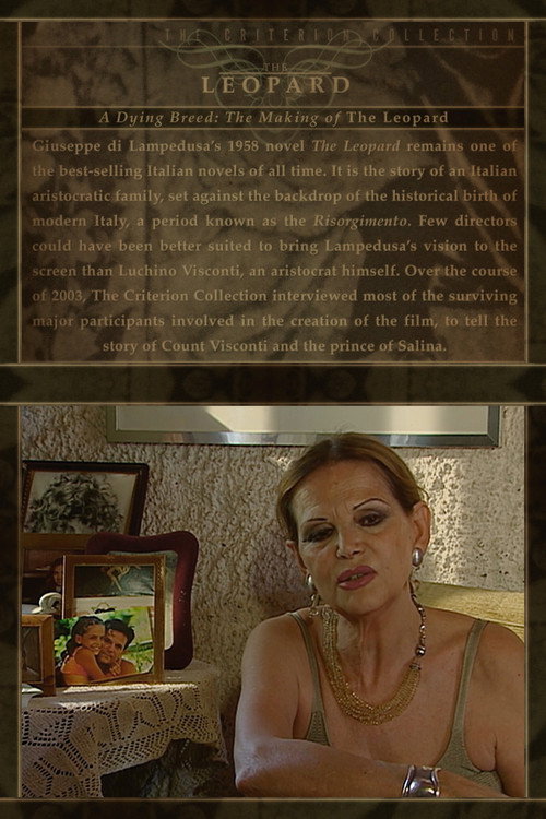 Movie poster for A Dying Breed: The Making of 'The Leopard' (2004)