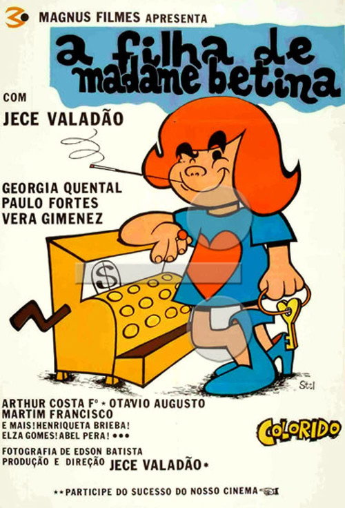 Movie poster for A Filha de Madame Betina (1973)