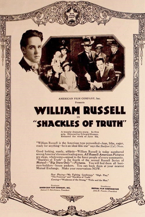 Movie poster for Shackles of Truth (1917)