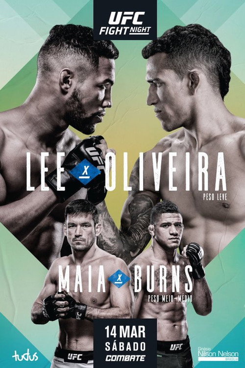 Movie poster for UFC Fight Night 170: Lee vs. Oliveira (2020)