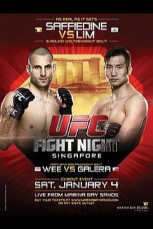 Movie poster for UFC Fight Night 34: Saffiedine vs. Lim (2014)