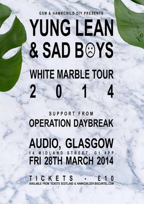 Movie poster for Sadboys: White Marble Tour 2014 (2014)