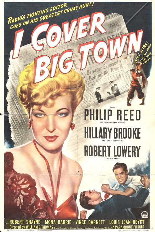 Movie poster for I Cover Big Town (1947)