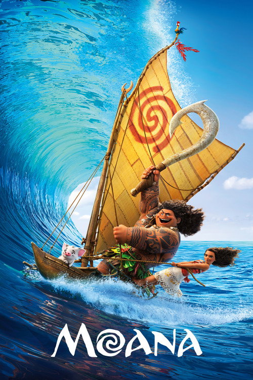 Movie poster for Moana (2016)