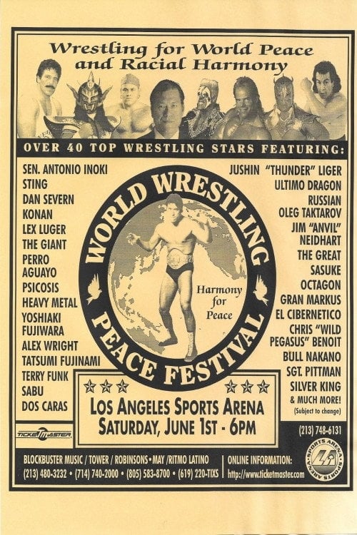 Movie poster for World Wrestling Peace Festival (1996)