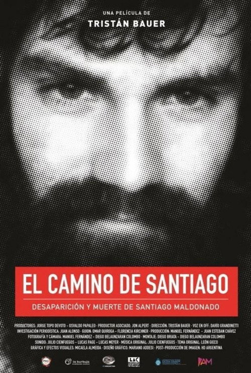Movie poster for Santiago's Path: Disappearance and Death of Santiago Maldonado (2018)