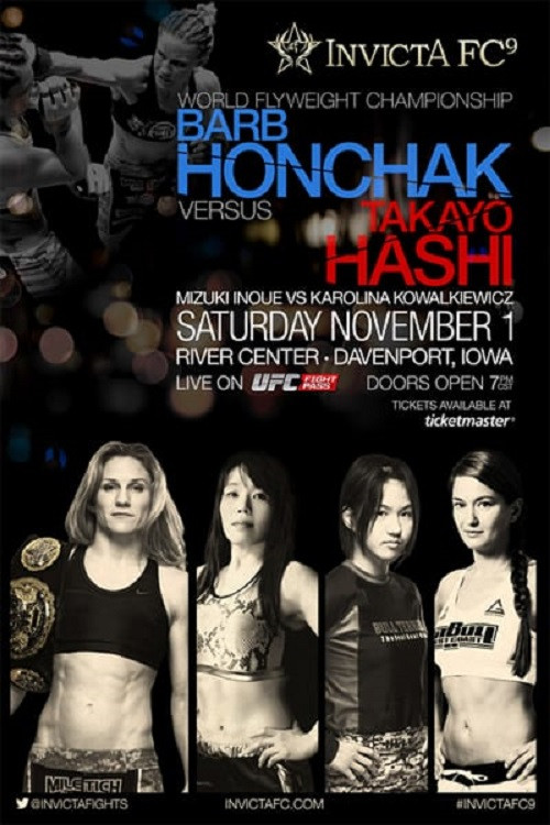 Movie poster for Invicta FC 9: Honchak vs. Hashi (2014)