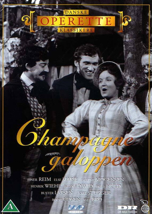 Movie poster for Champagnegaloppen (1960)