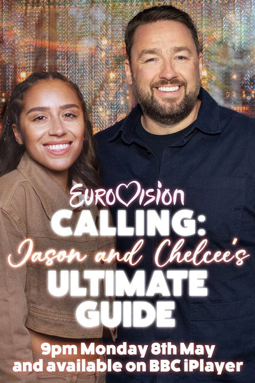 Movie poster for Eurovision Calling: Jason and Chelcee’s Ultimate Guide (2023)