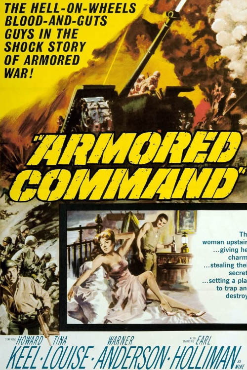 Movie poster for Armored Command (1961)