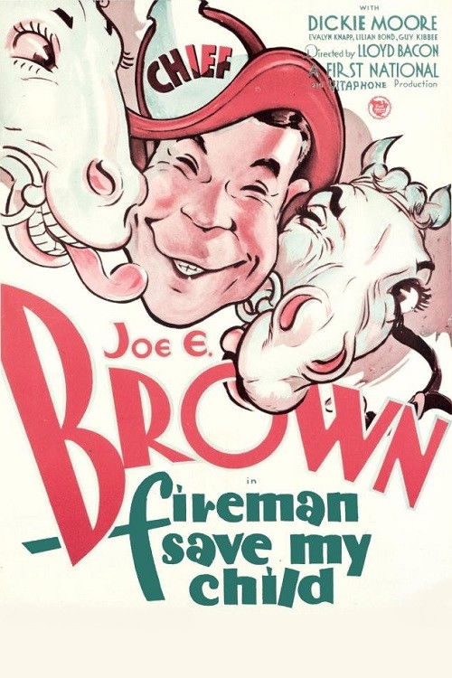 Movie poster for Fireman, Save My Child (1932)