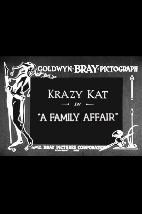 Movie poster for A Family Affair (1920)