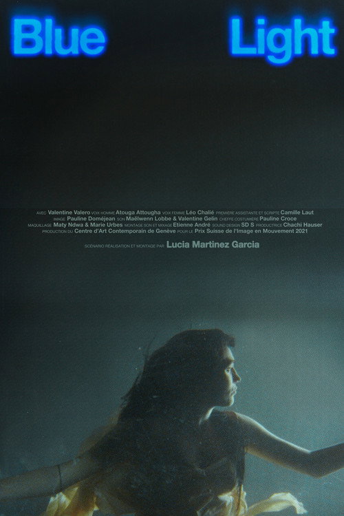 Movie poster for Blue Light (2024)