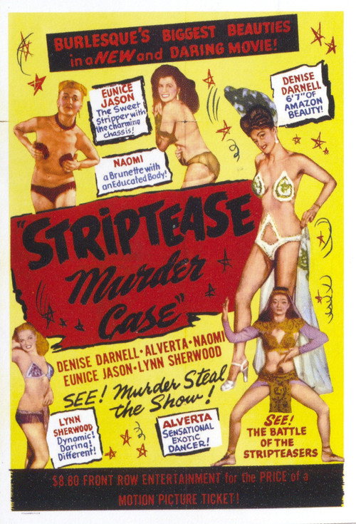 Movie poster for The Strip Tease Murder Case (1950)