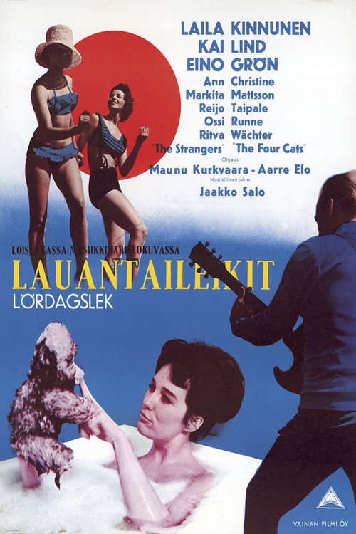 Movie poster for Lauantaileikit (1963)
