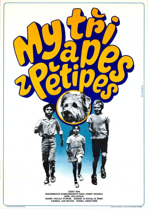 Movie poster for Three of Us and Dog from Petipas (1972)