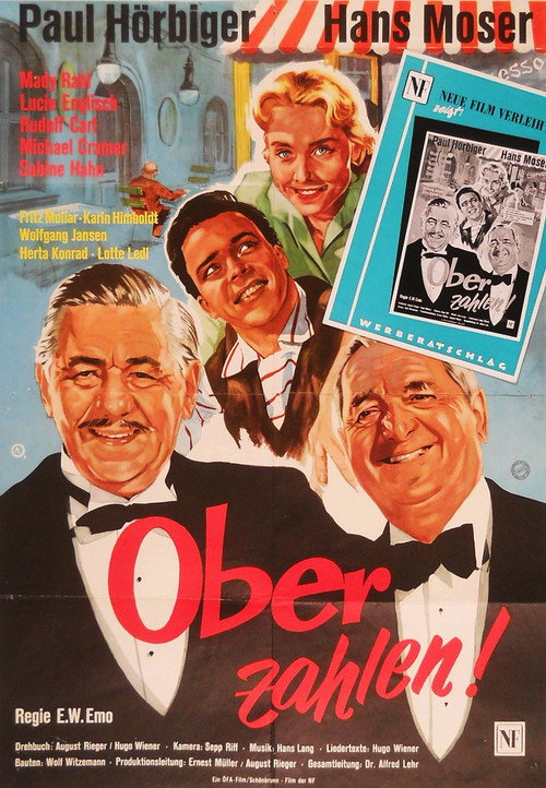 Movie poster for Ober zahlen (1957)