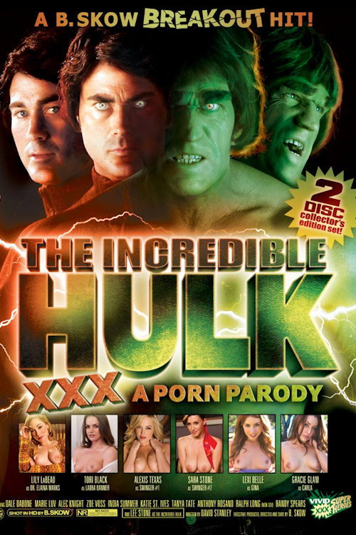 Movie poster for The Incredible Hulk XXX: A Porn Parody (2011)