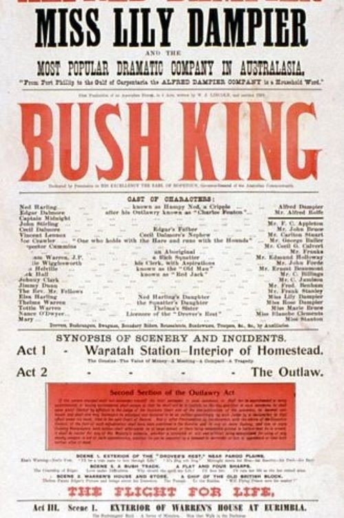 Movie poster for Captain Midnight, the Bush King (1911)