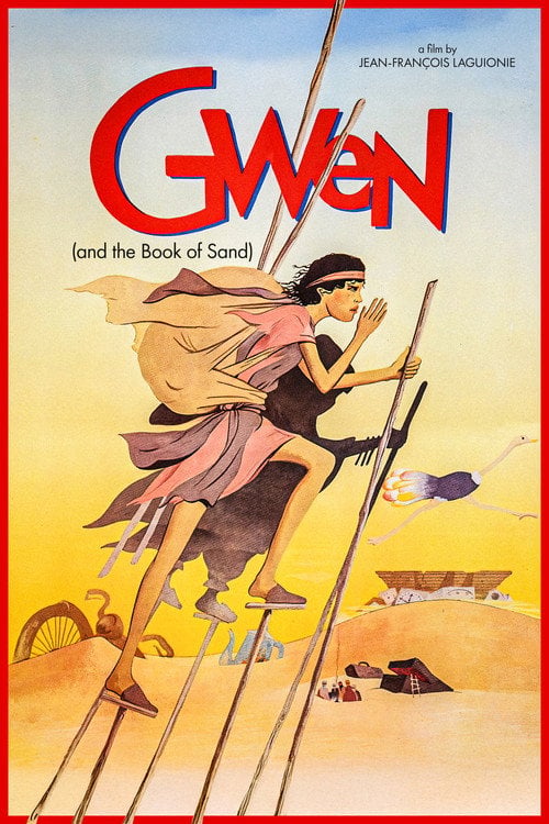 Movie poster for Gwen and the Book of Sand (1985)