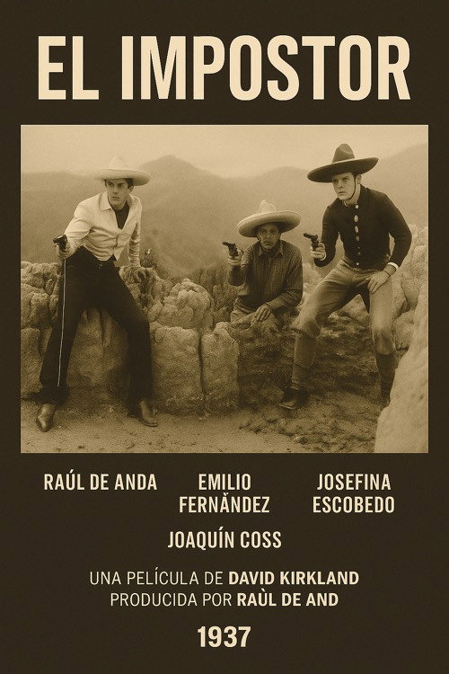 Movie poster for El impostor (1937)