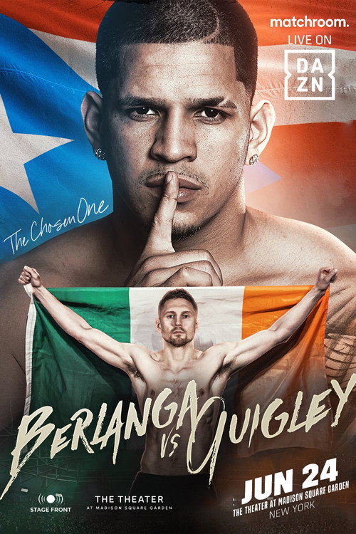 Movie poster for Edgar Berlanga vs. Jason Quigley (2023)