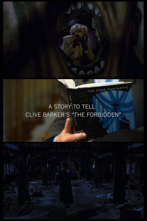 Movie poster for A Story to Tell: Clive Barker's The Forbidden (2018)