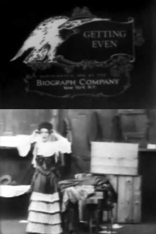 Movie poster for Getting Even (1909)