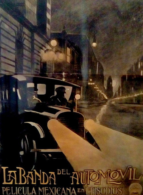 Movie poster for La banda del automóvil o la dama enlutada (1919)