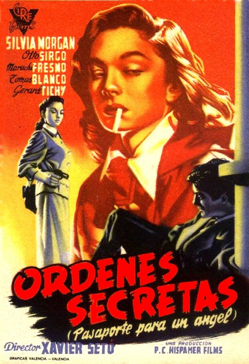 Movie poster for Órdenes secretas (Pasaporte para un ángel) (1953)