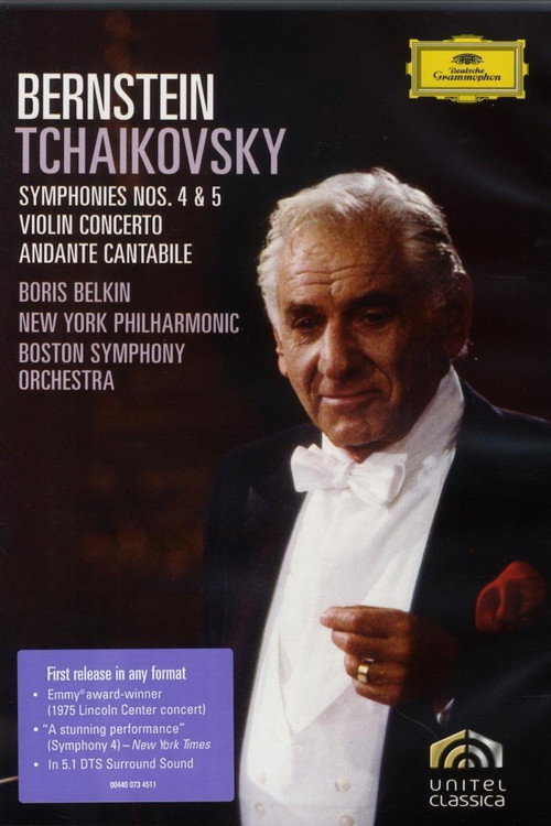 Movie poster for Bernstein: Tchaikovsky: Symphonies No. 4 & 5 (1975)