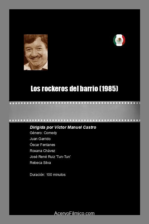 Movie poster for Los rockeros del barrio (1985)