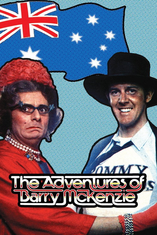Movie poster for The Adventures of Barry McKenzie (1972)