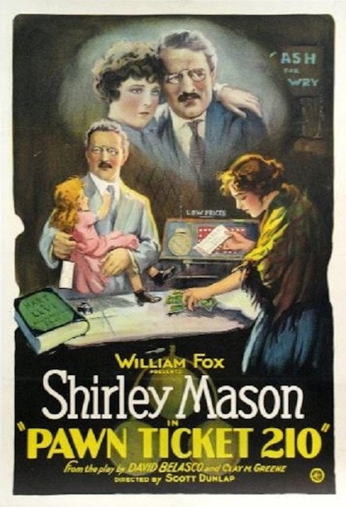 Movie poster for Pawn Ticket 210 (1922)
