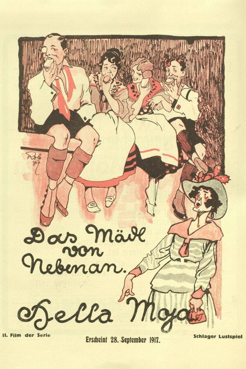Movie poster for Das Mädel von nebenan (1917)