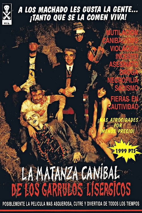 Movie poster for La matanza caníbal de los garrulos lisérgicos (1993)