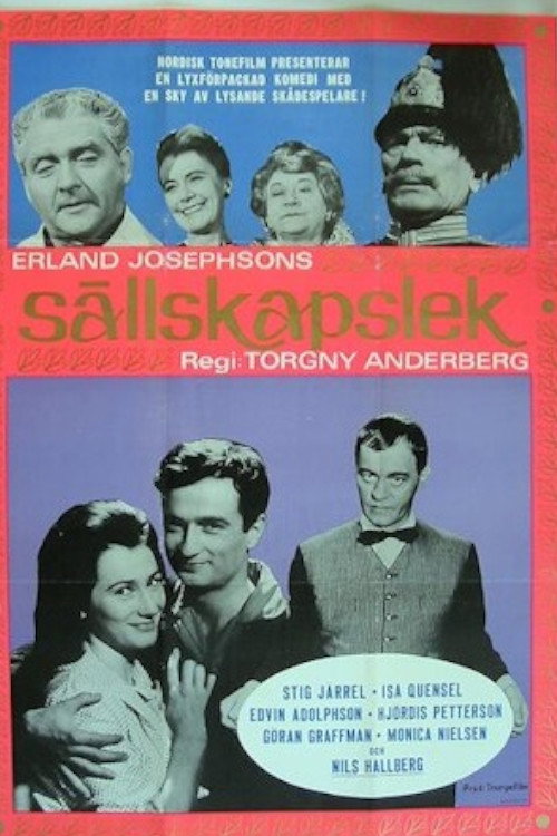 Movie poster for Sällskapslek (1963)
