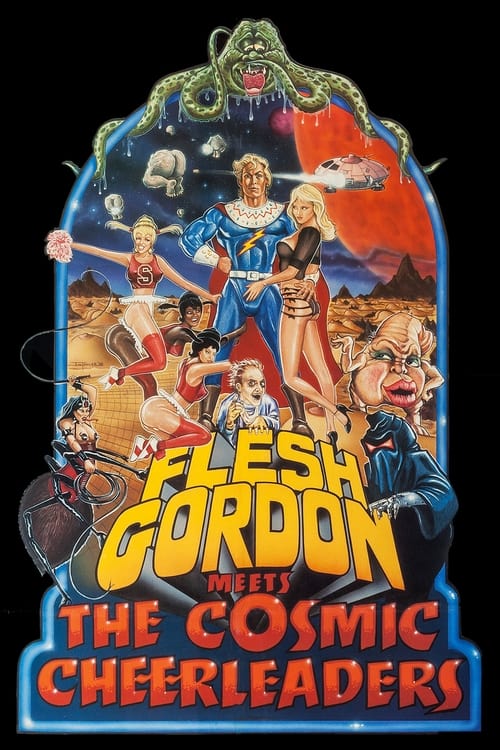 Movie poster for Flesh Gordon Meets the Cosmic Cheerleaders (1990)