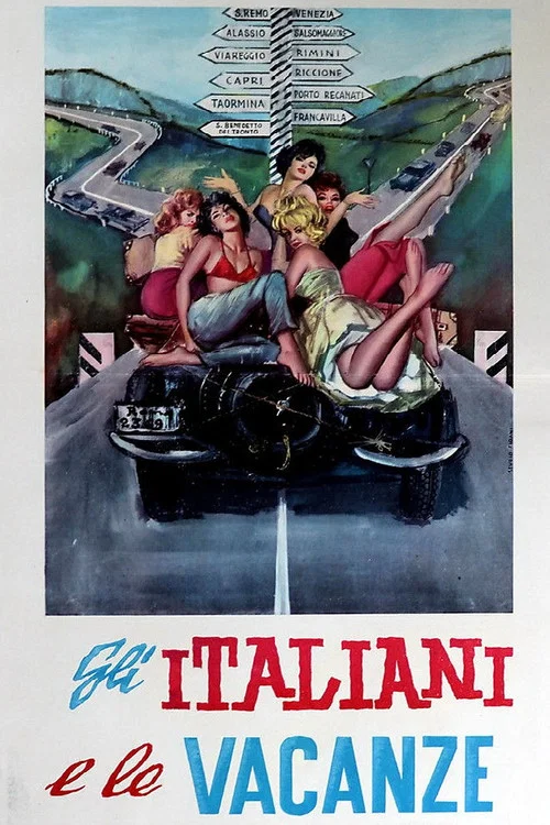 Movie poster for Gli italiani e le vacanze (1962)
