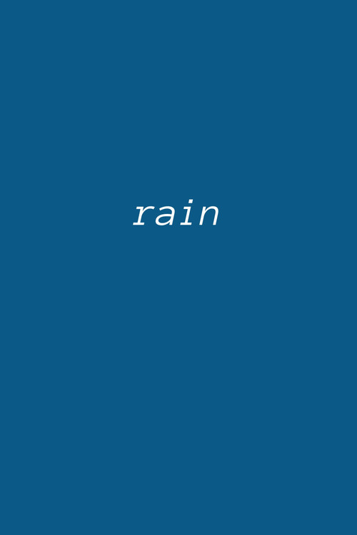 Movie poster for rain (2022)