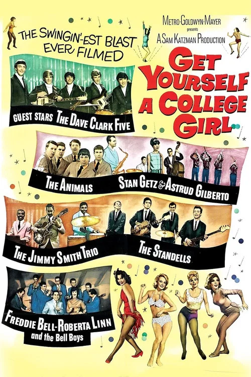 Movie poster for Get Yourself a College Girl (1964)