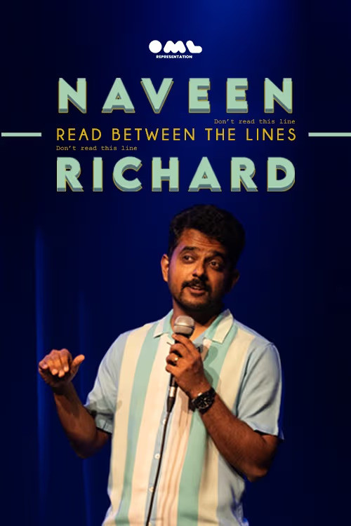 Movie poster for Naveen Richard - Read Between the Lines (2024)